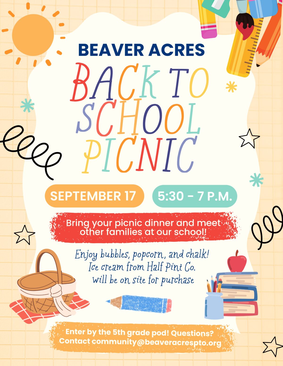 Back To School Picnic 9/17/2026